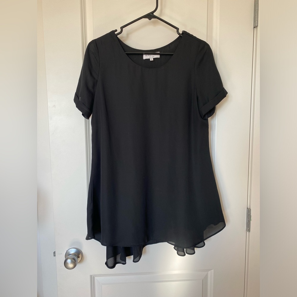 Madison Black Blouse